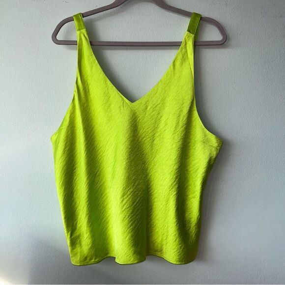 NWT Windfang Tank Top Neon The Empower Satin Cami Adjustable Straps - Picture 3 of 9
